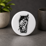 Pin Button Aesthetic Hitam Putih 75mm | Desain Work Or Die Street Art Pin Badge Unik Pin Button Aesthetic Hitam Putih 75mm | Desain Work Or Die Street Art Pin Badge Unik